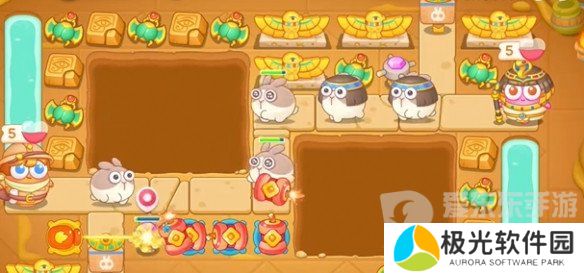 保卫萝卜4法老归来第26关怎么过 法老归来第26关通关布局