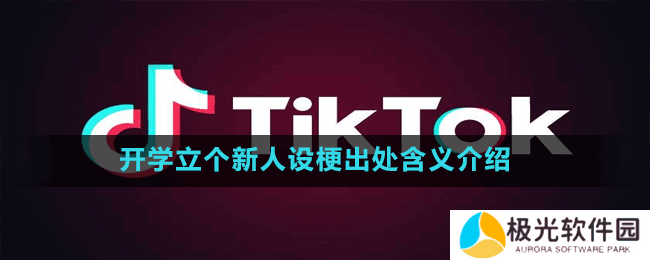 开学立个新人设梗出处含义介绍