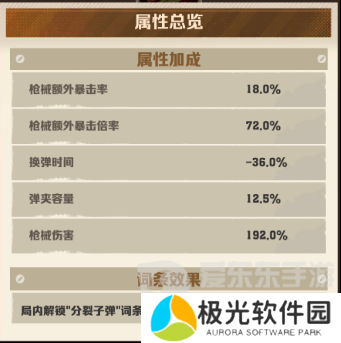 向僵尸开炮枪械子弹技能是什么 枪械子弹技能介绍