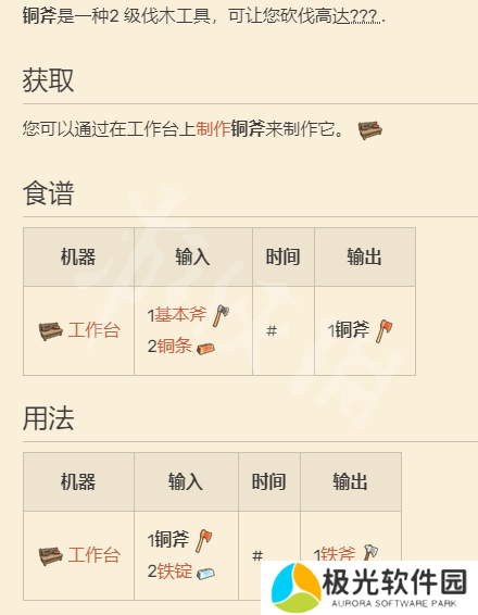 《Dinkum》如何制作铜斧？铜斧制作方法介绍？[多图]图片2