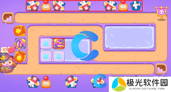 保卫萝卜4阿波与魔法宝藏第十关图文攻略