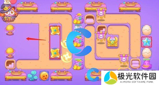 保卫萝卜4阿波与魔法宝藏第三关通关攻略