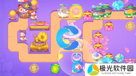 保卫萝卜4阿波与魔法宝藏第五十五关图文攻略