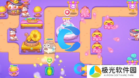 保卫萝卜4阿波与魔法宝藏第五十五关图文攻略