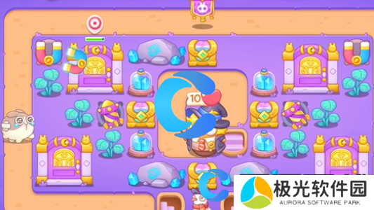 保卫萝卜4阿波与魔法宝藏第五十四关图文攻略