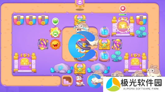 保卫萝卜4阿波与魔法宝藏第五十四关图文攻略