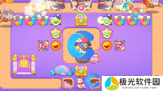 保卫萝卜4阿波与魔法宝藏第五十四关图文攻略