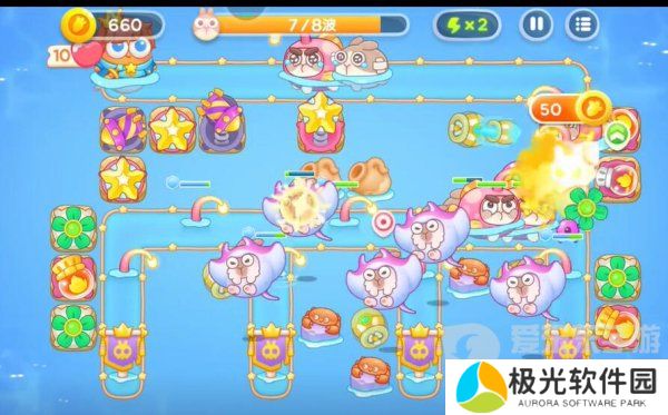 保卫萝卜4海的闺女114关怎么过 海的闺女114关满星通关攻略