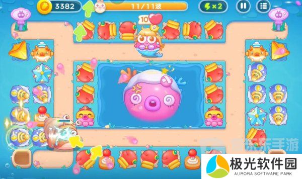 保卫萝卜4海的闺女120关怎么过 海的闺女120关通关图文解析