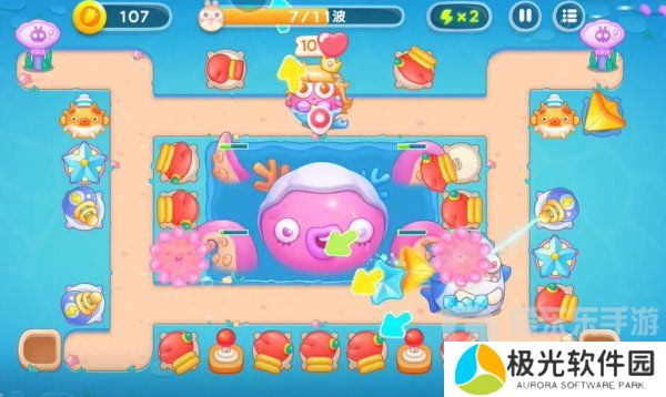 保卫萝卜4海的闺女120关怎么过 海的闺女120关通关图文解析