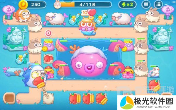 保卫萝卜4海的闺女120关怎么过 海的闺女120关通关图文解析