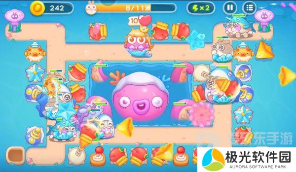 保卫萝卜4海的闺女120关怎么过 海的闺女120关通关图文解析