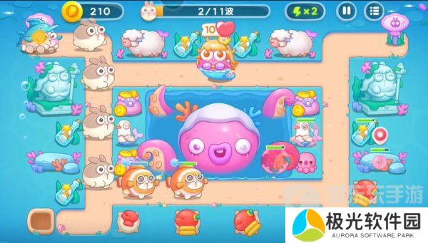 保卫萝卜4海的闺女120关怎么过 海的闺女120关通关图文解析