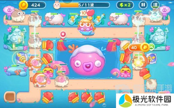 保卫萝卜4海的闺女120关怎么过 海的闺女120关通关图文解析