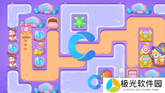 保卫萝卜4阿波与魔法宝藏第四十九关图文攻略