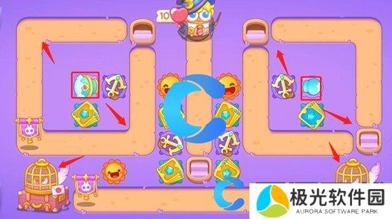 保卫萝卜4阿波与魔法宝藏第三十七关图文攻略