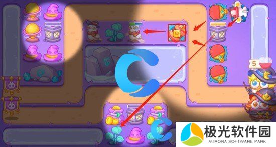 保卫萝卜4阿波与魔法宝藏第四十五关图文攻略