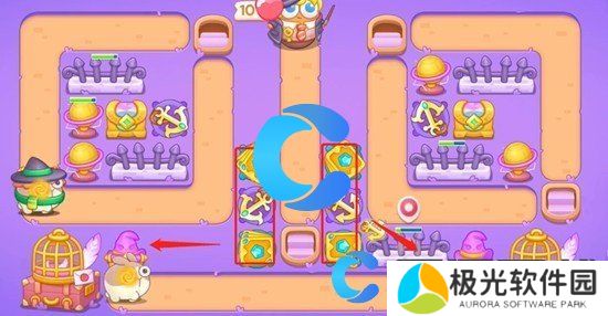 保卫萝卜4阿波与魔法宝藏第三十七关图文攻略