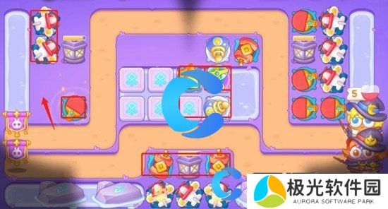 保卫萝卜4阿波与魔法宝藏第四十五关图文攻略