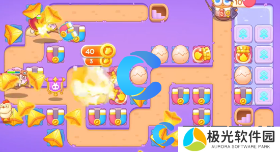 保卫萝卜4阿波与魔法宝藏第四十七关图文攻略