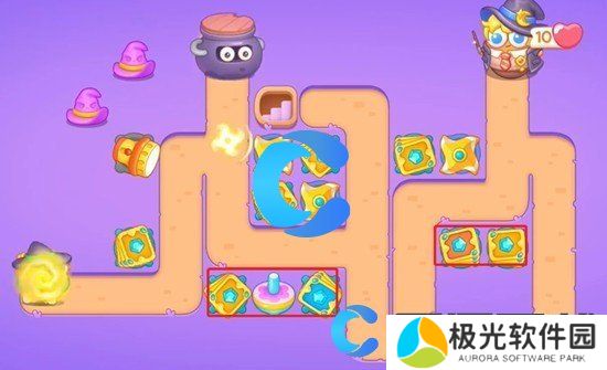 保卫萝卜4阿波与魔法宝藏第三十二关图文攻略