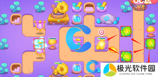 保卫萝卜4阿波与魔法宝藏第五十三关图文攻略 保卫萝卜4阿波与魔法宝藏第五十三关图文攻略