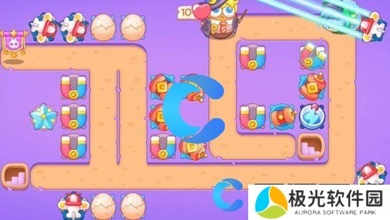 保卫萝卜4阿波与魔法宝藏第四十三关图文攻略