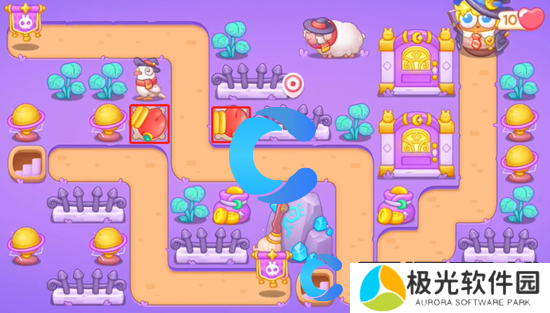 保卫萝卜4阿波与魔法宝藏第四十八关图文攻略