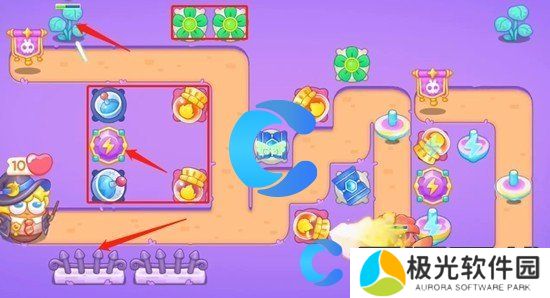 保卫萝卜4阿波与魔法宝藏第三十九关图文攻略