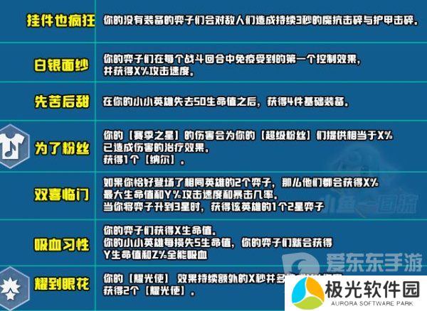 云顶之弈s10新增符文大全 s10赛季新增符文图文汇总