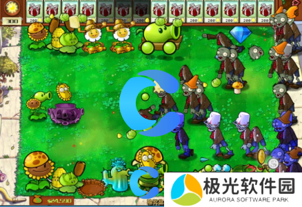 植物大战僵尸杂交版2.1版本关卡内唤出菜单方法