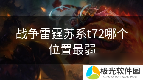 战争雷霆苏系t72哪个位置最弱