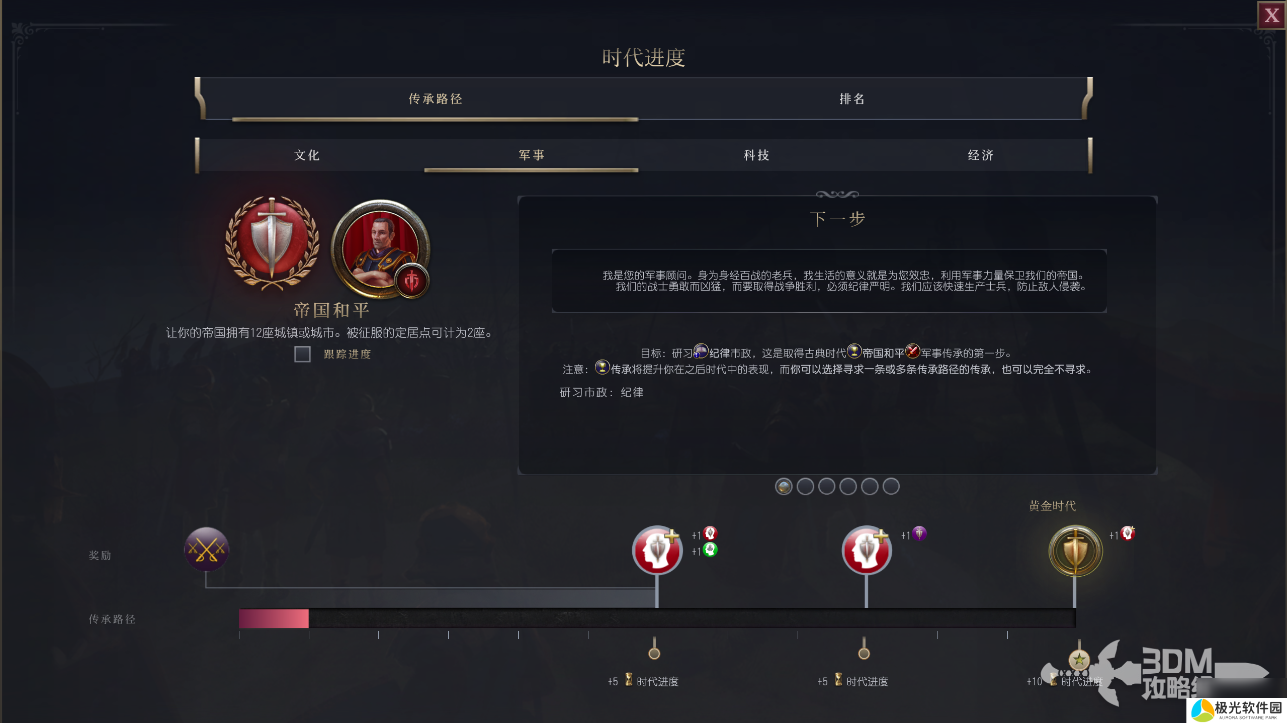 《文明7》传承之路军事目标介绍