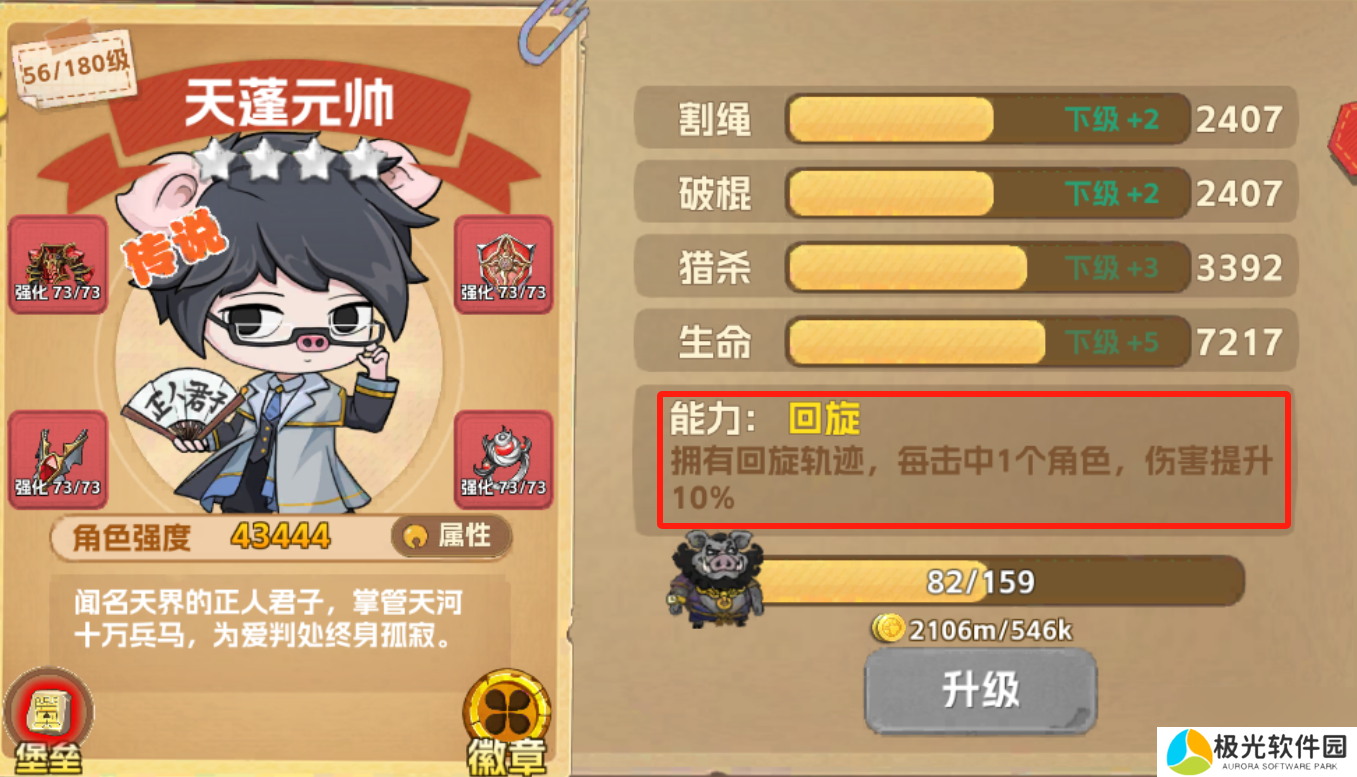 猴哥快跑天蓬元帅猪八戒角色介绍